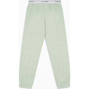 Pánské pyžamo Dámské pyžamové kalhoty QS5934E-FPV zelená - Calvin Klein L Zelená
