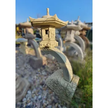 Stojací lampa AquaCarpio Rankei malá lampa pískovcová