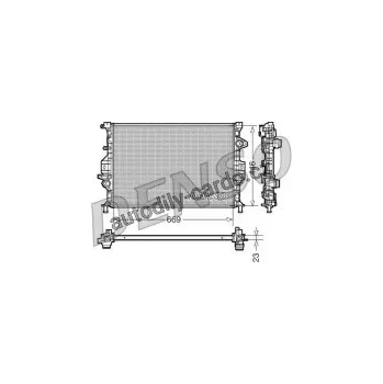 Chladič motoru Chladič motoru DENSO (DE DRM10077)