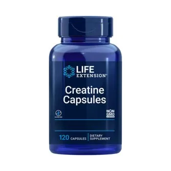 Life Extension Creatine Capsules Doplněk stravy s kreatinem 120 ks, kapsle