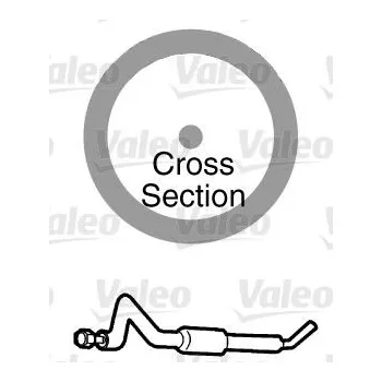 Chladič motoru Těsnění, potrubí chladiva VALEO 509303