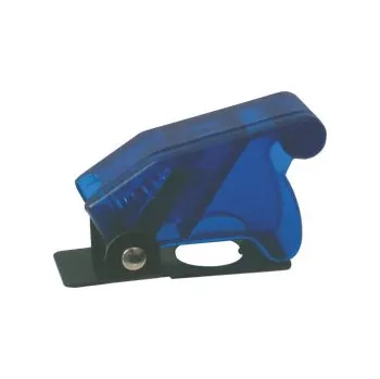 vypínač Přepínač páčkový ochran.kryt - transp. modrá