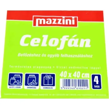 Zavařovací pomůcka Mazzini tyres Celofán zavařovací 40 x 40 cm 4 ks