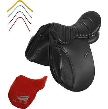 Jezdecké sedlo Supreme Sedlo trekingové Supreme, s měnitelnou komorou, černé Velikost posedlí: 18", Šířka komory: nastavitelná