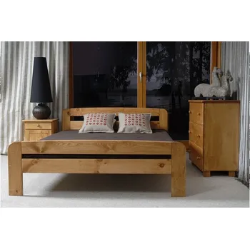 Postel Postel Bohdana 120 x 200 cm olše masiv borovice