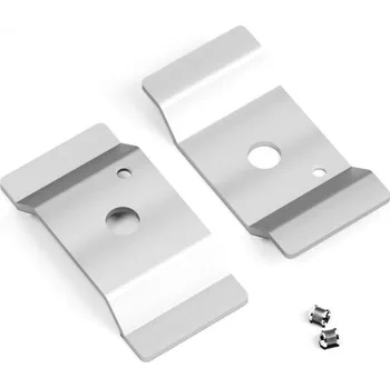 LED lišta Montážní úchyt COMBO30 s prohnutím pro závěs, nerez ocel, pár