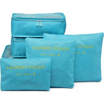 Laundry Pouch Happy Travel sada cestovnich organizeru 6 ks