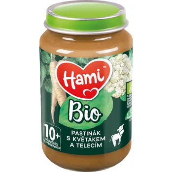 Nutricia Hami BIO příkrm masozeleninový 190 g pastinák s květákem a telecím