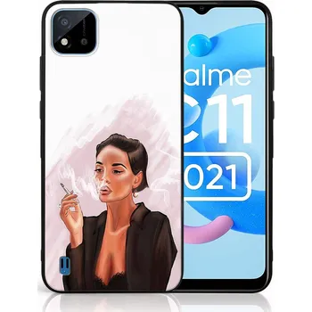 Pouzdro na tablet VSECHNONAMOBIL 44841 MY ART Silikonový obal Realme C11 2021 CIGARETTE (135)