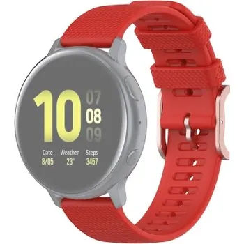 Příslušenství k chytrým hodinkám VSECHNONAMOBIL 32396 Řemínek Samsung Galaxy Active 3 / Active 2 (20mm) červený