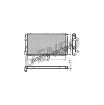 Chladič motoru Chladič motoru DENSO (DE DRM23091)