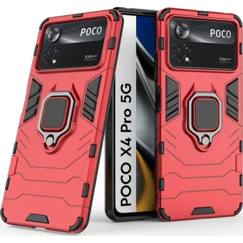 Pouzdro na mobilní telefon VSECHNONAMOBIL 41698 STRONG Ochranný kryt Xiaomi Poco X4 Pro 5G červený