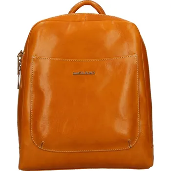 Městský batoh Dámský kožený batoh Marta Ponti Alix - světle hnědá