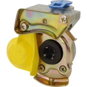 Příslušenství ke kompresoru Spojka vzduchová s ventilem M16, max.13bar, žlutá [P1604]