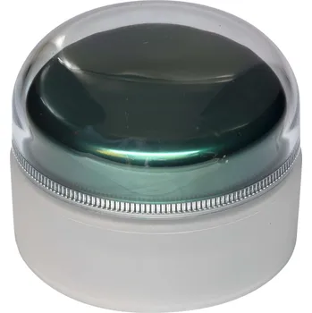 Dóza na potraviny Kosmetická dóza 50 ml dvouplášťová skleněný efekt, víčko kopule