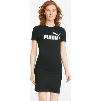 Dámské šaty PUMA Ess Slim Tee Dress černé XS