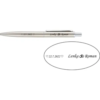 Doria Pero pro ženicha a nevěstu s gravírováním PRS01