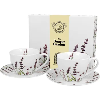 Sada hrnků 2+2 levandule 100 ml (Květinový hrníček levandule)