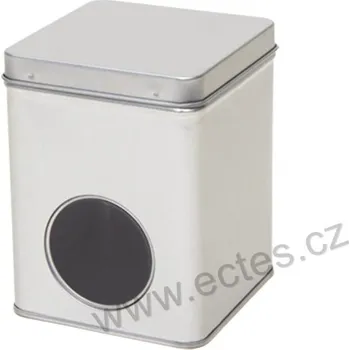 Dóza na potraviny SILVER WINDOW 7420 stříbrná mat s průhledem