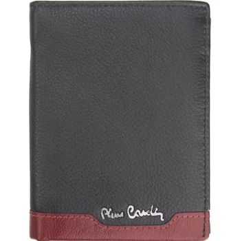 Peněženka Pánská kožená peněženka Pierre Cardin Joe - černo-červená