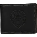 Pánská kožená peněženka SendiDesign Lion - černá