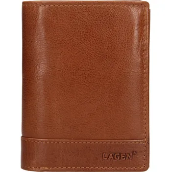 Peněženka Pánská kožená peněženka Lagen Thores - hnědá