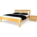 Dřevěná postel z masivu Postelia MIA Dub 180x200 - dubové dvoulůžko o šíři masivu 3,7 cm