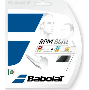 Struna na výplet tenisové rakety Tenisový výplet Babolat RPM Blast Black 1,30 mm (12,0 m)