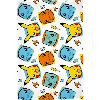 Dětská deka HALANTEX Fleecová / fleece deka Pokémon Pikachu polar fleece 100x150