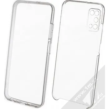 Pouzdro na mobilní telefon 1Mcz 360 Full Cover sada ochranných krytů pro Samsung Galaxy A03s průhledná (transparent)