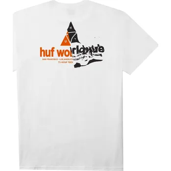 Pánské tričko huf Pánské triko giga melt triple triangle tee white