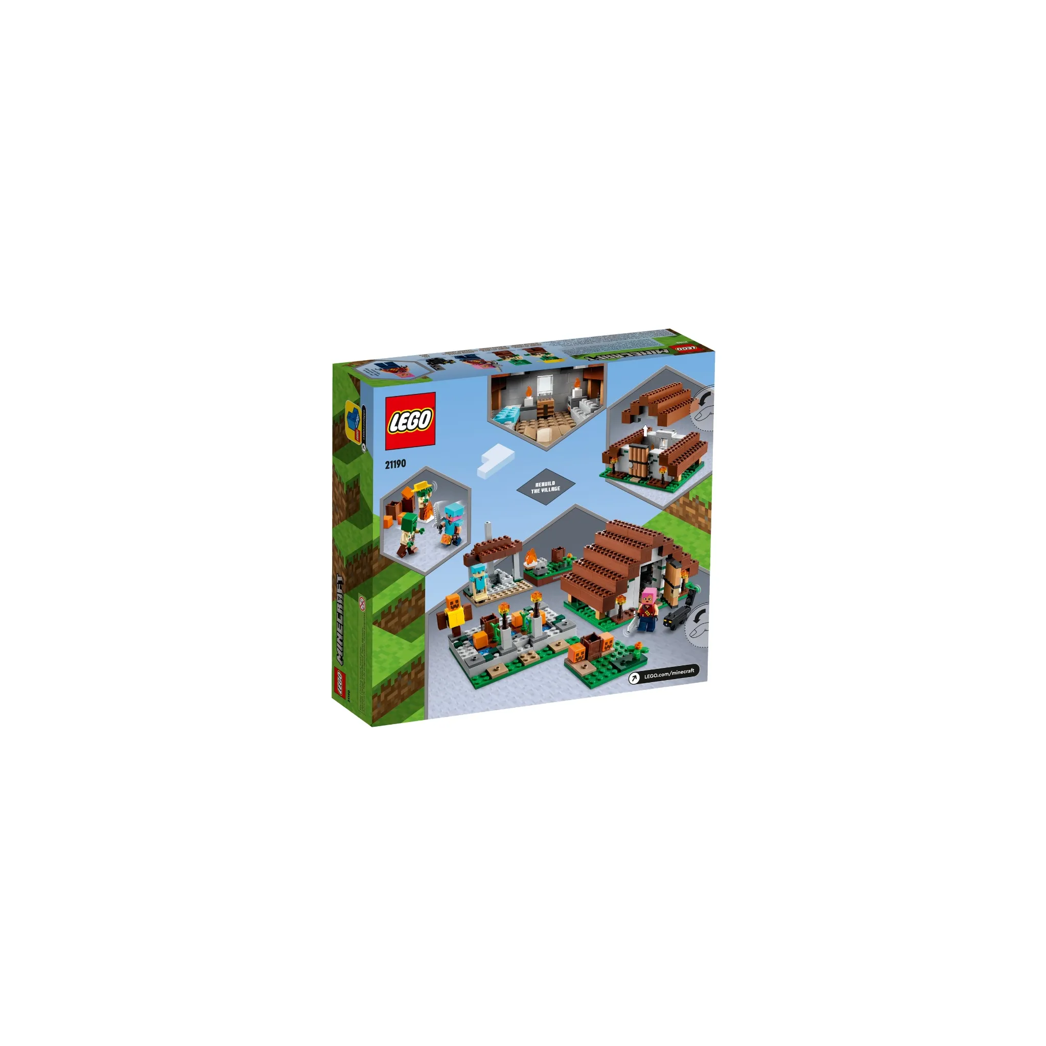 Fotografie 2 - Stavebnice LEGO LEGO Minecraft 21190 Opuštěná vesnice