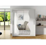 Smartshop Gamba S bílá/zrcadlo