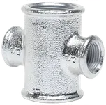 GEBO Litinový kříž redukovaný pozink Redukce: 1” x 1/2”