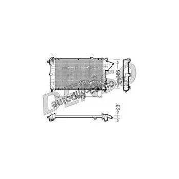 Chladič motoru Chladič motoru DENSO (DE DRM20023)