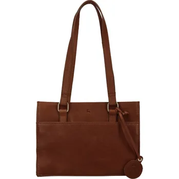 Kabelka Menší dámská kožená kabelka Ashwood Compact - hnědá