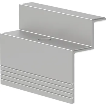 Stavební profil Alusic Koncová zarážka 70x45, z hliníku