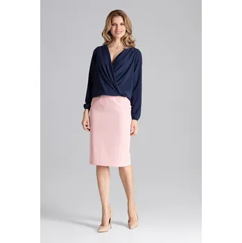 Dámská halenka Modrá dámská halenka M659 Velikost: S