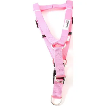 Obojek pro psa Doodlebone lehký postroj, růžový, velikost L