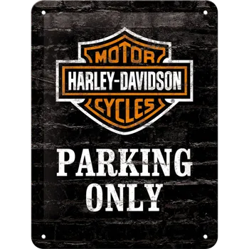 Plechová cedule Postershop Harley-Davidson Parking Only 20 x 15 cm
