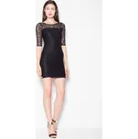 Černé krajkové mini šaty VT057 Black Velikost: L