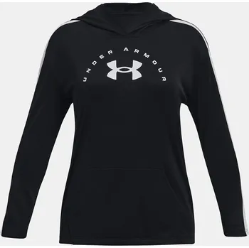 Dívčí mikina Dívčí mikina Under Armour Tech Graphic LS Hoodie 1369896-001 Černá YXS