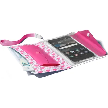 Pouzdro na mobilní telefon Cellularline Voyager Pochette 5,2" růžové
