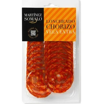Sušené maso Martínez Somalo Chorizo jemné, krájené 100 g