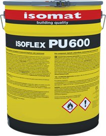 ISOMAT ISOFLEX-PU 600 Tekutá hydroizolační membrána pro ploché střechy a balkóny, bílá, 1 kg