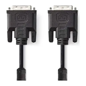 Video kabel NEDIS kabel DVI/ 24+5pinová zástrčka DVI-I - 24+5pinová zástrčka DVI-I/ černý/ 2m