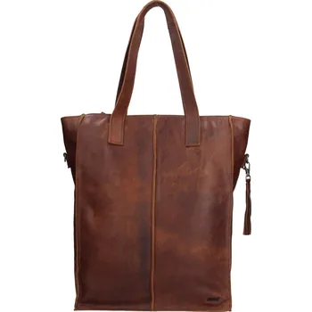 Kabelka Dámská kožená kabelka Justified Monic - hnědá