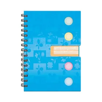 Sešit Argus Spirálový blok s rozřaďovačem modrý B6