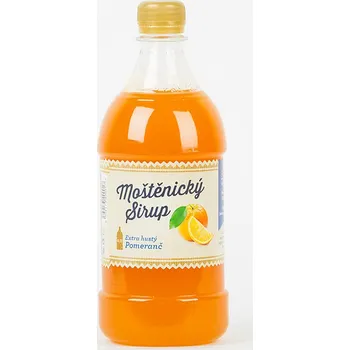 Moštěnický sirup Pomeranč 700 ml