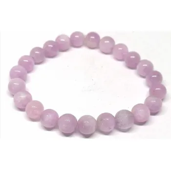 Náramek Kunzitový náramek v AA kvalitě, 8mm